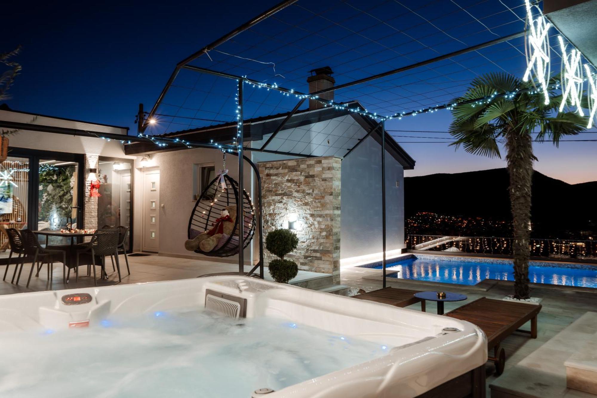 Villa View With Jacuzzi & Heated Pool Mostar